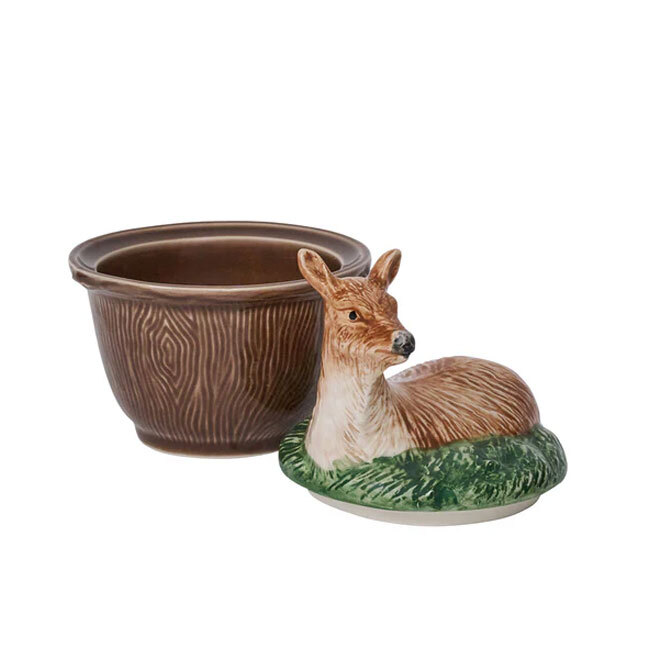 Juliska Forest Walk Deer Bowl with Lid | Multi