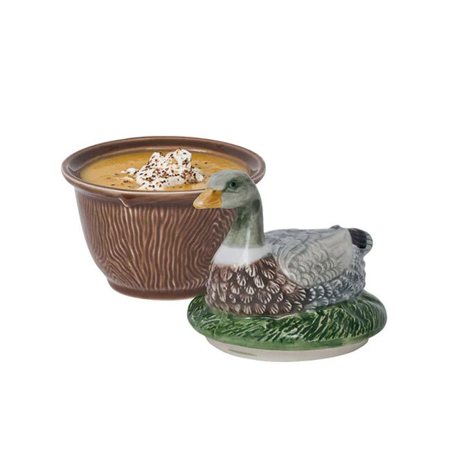 Juliska Forest Walk Duck Bowl with Lid | Multi
