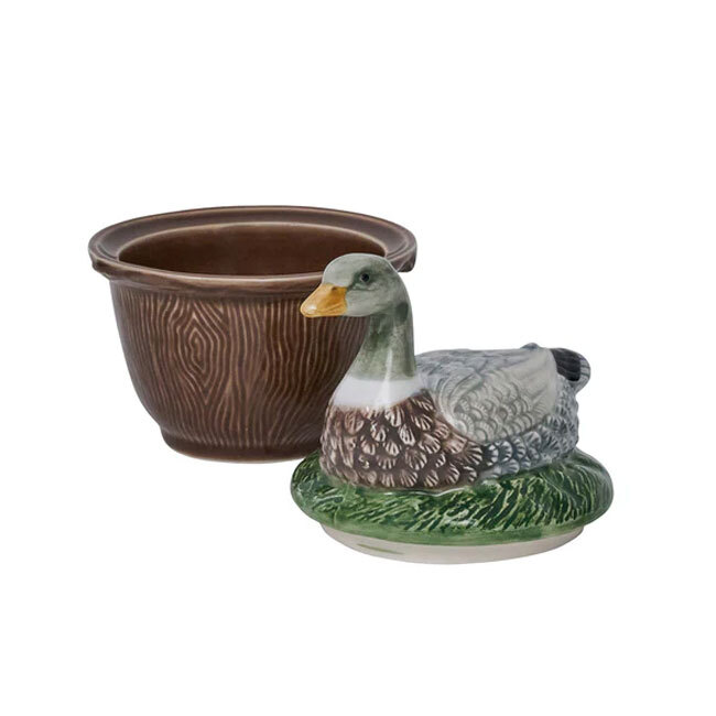 Juliska Forest Walk Duck Bowl with Lid | Multi