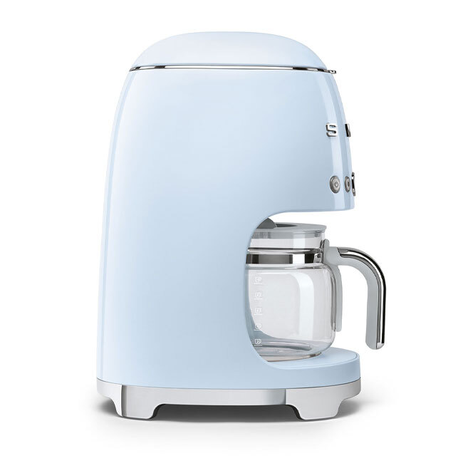 Smeg 10-Cup Drip Coffeemaker | Pastel Blue