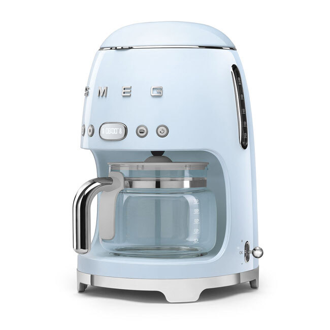 Smeg 10-Cup Drip Coffeemaker | Pastel Blue