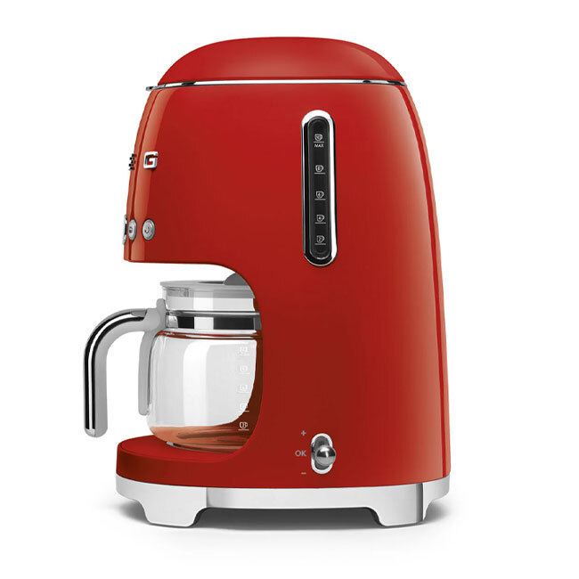 Smeg 10-Cup Drip Coffeemaker | Red