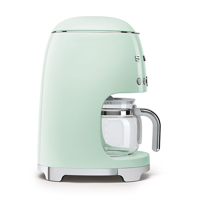 Smeg 10-Cup Drip Coffeemaker | Pastel Green