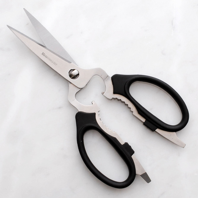 Messermeister 8” Take-Apart Kitchen Scissors - Black