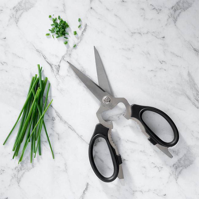 Messermeister 8” Take-Apart Kitchen Scissors - Black