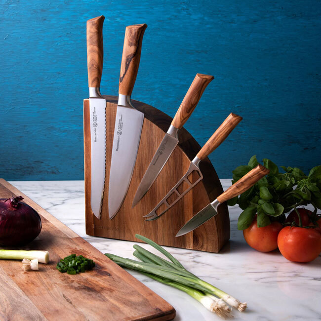Messermeister Oliva Elite Magnet Block Set | 6 Piece