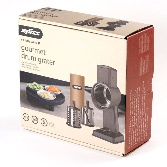 Zyliss Gourmet Drum Grater - package