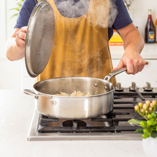 Heritage Steel ‘Eater Series’ 4 Qt Sauté Pan with Lid