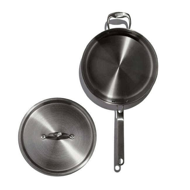 Heritage Steel ‘Eater Series’ 4 Quart Sauté Pan with Lid