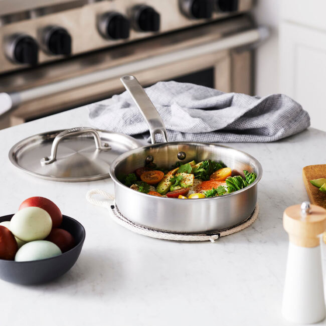 Heritage Steel ‘Eater Series’ 1.5 Quart Mini Sauté with Lid
