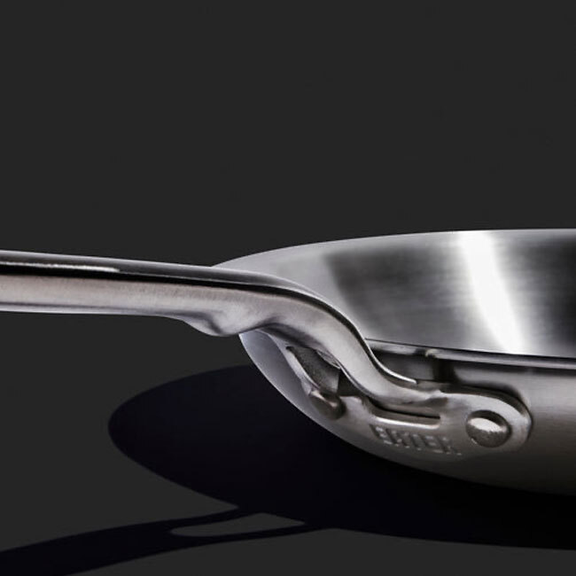 Heritage Steel ‘Eater’ Series’ 3-Piece Fry Pan Set