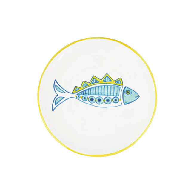 Product Vietri Elba's Fish Spiked Fin Salad Plate