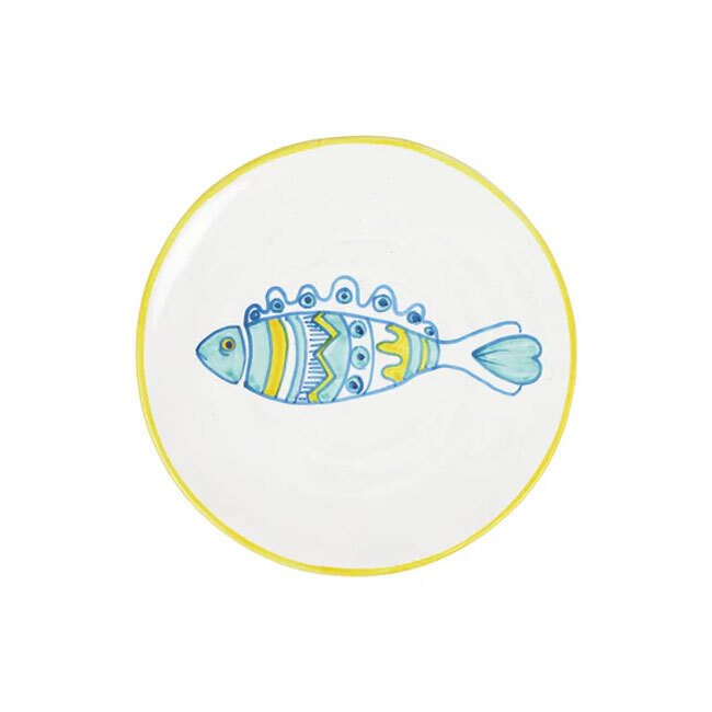 Product Vietri Elba's Fish Waved Fin Salad Plate