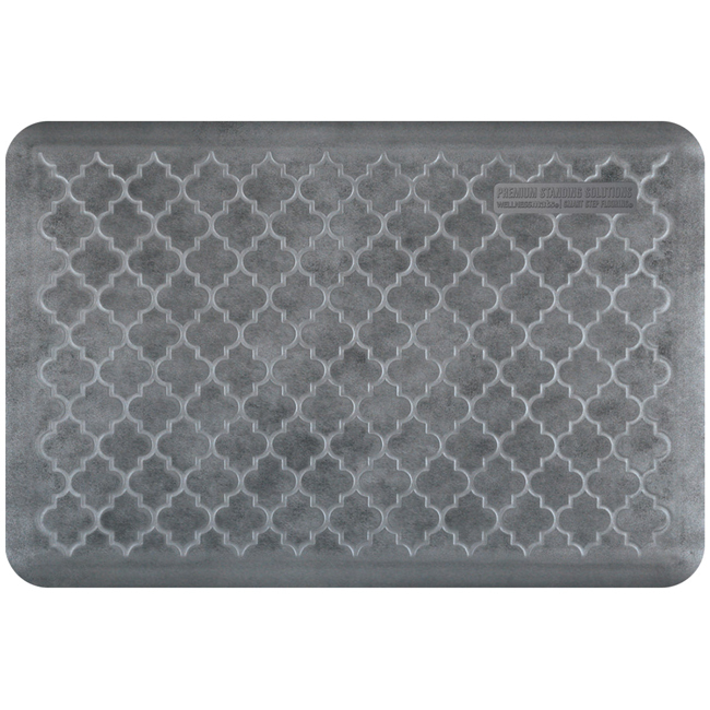 WellnessMats Trellis Collection 3X2 Mat | Slate