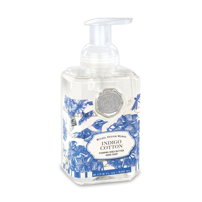 Michel Design Works Indigo Cotton Foaming Hand Soap