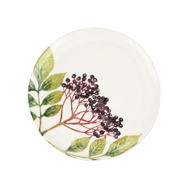 Vietri Foresta Primavera Elderberry Salad Plate