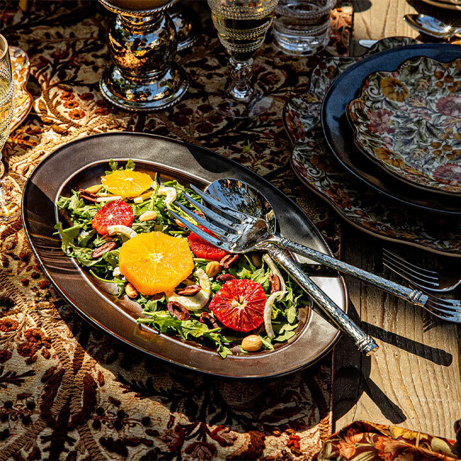 Juliska Graham Hostess 2-Piece Serving Set | Polished with platter