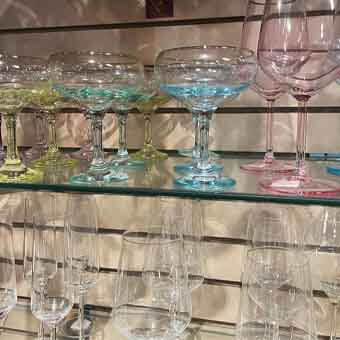 Glassware at The Extra Ingredient