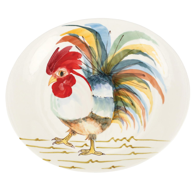 Product Vietri Gallo Oval Platter