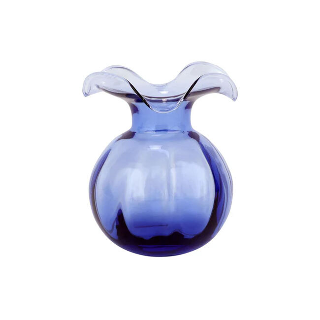 Product Vietri Hibiscus Glass Bud Vase | Indigo