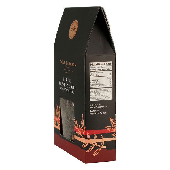 Cole & Mason Black Peppercorn Refill - 5.3 oz.