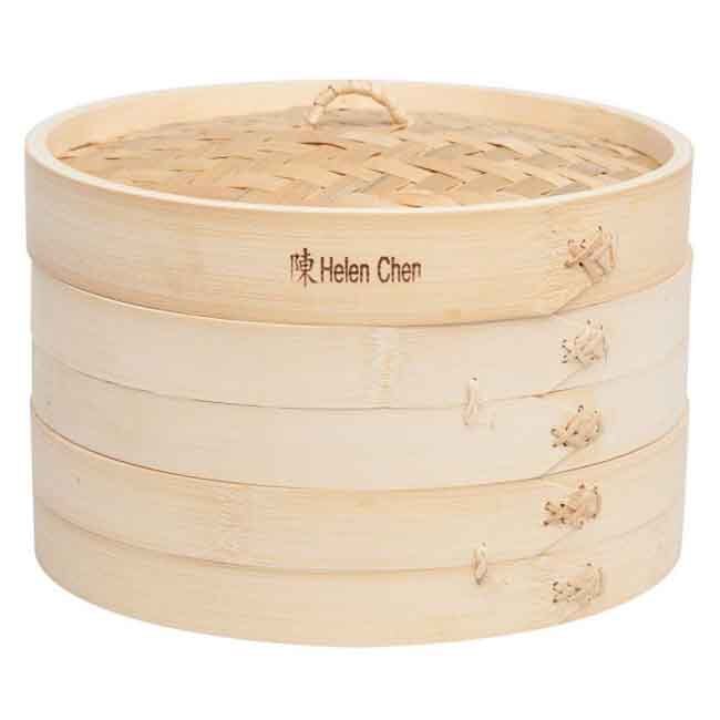 Product HIC | Helen's Asian Kitchen 10” Bamboo Steamer with Lid