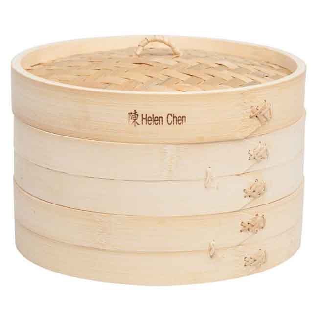 HIC | Helen's Asian Kitchen 10” Bamboo Steamer with Lid