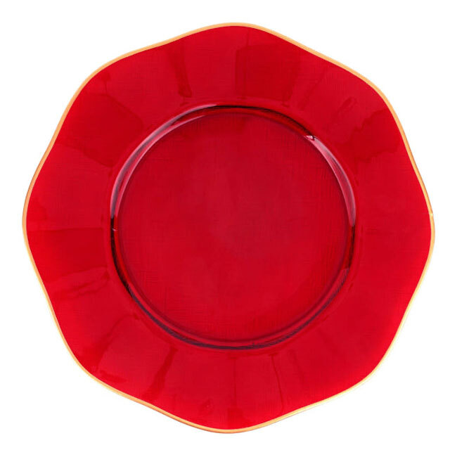 Product Vietri Holiday Glass Service Plate/Charger