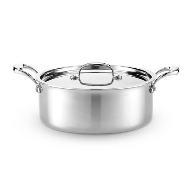 Product Heritage Steel 'Titanium Series' 6 Qt Rondeau with Lid