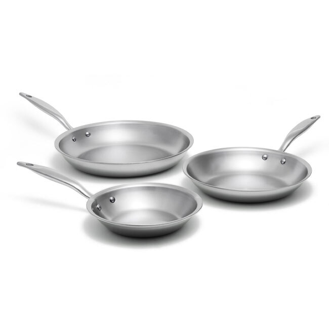 Product Heritage Steel ‘Titanium Series’ 3-Piece Fry Pan Set