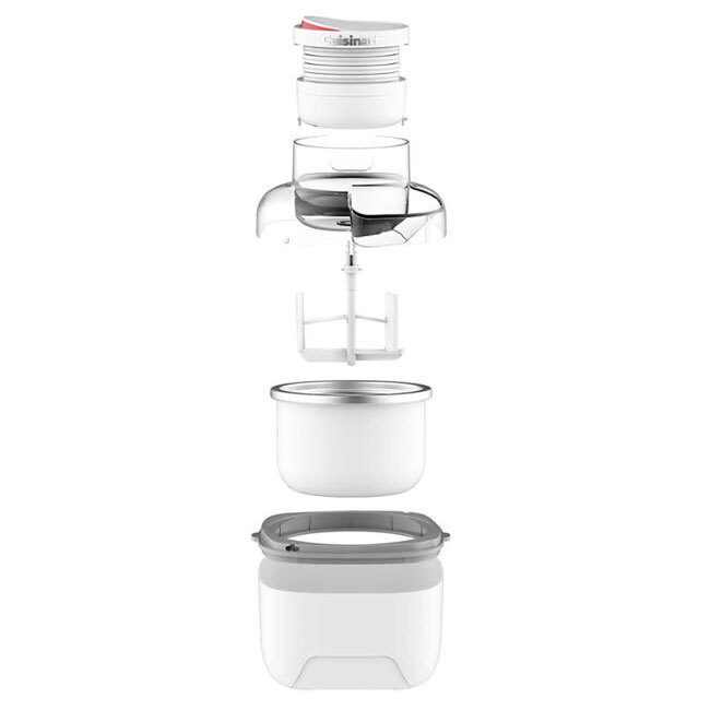 Cuisinart 1-Pint Wonder Ice Cream Maker - exploded