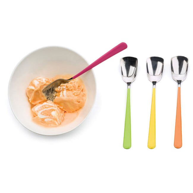 RSVP International Endurance® Ice Cream Spoon Set of 4 - Mixed Colors