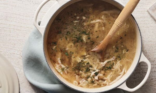 Quick Greek Lemon Chicken Soup