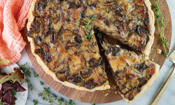 Mushroom, Gruyère & Thyme Tart