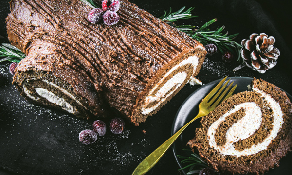 Bûche de Noël - Yule Log Cake