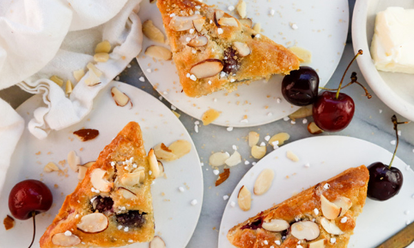 Cherry Almond Tea Cakes