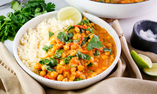 Chickpea and Spinach Curry