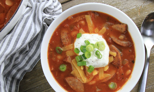 White Bean Andouille Chili