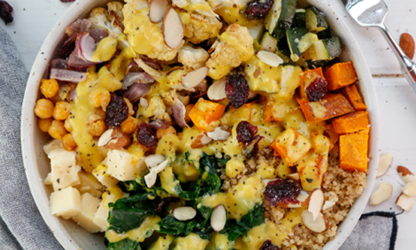 Autumn Harvest Bowls with Squash and Greens