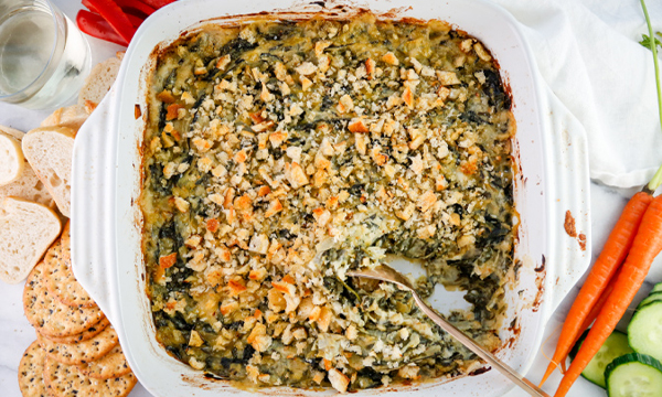 Spinach, Artichoke and White Bean Dip