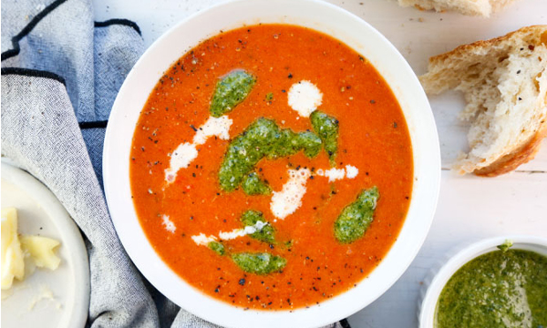 Tomato and Roasted Pepper Bisque