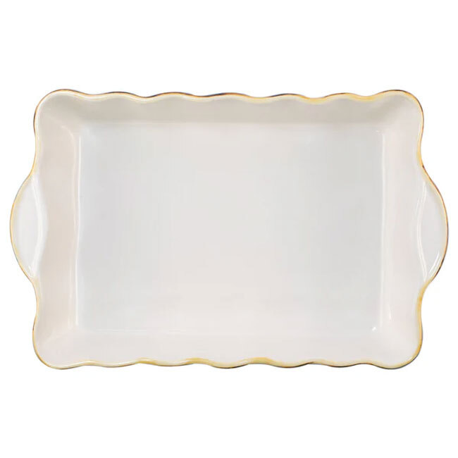 Vietri Italian Bakers Large Rectangular Baker | Blue