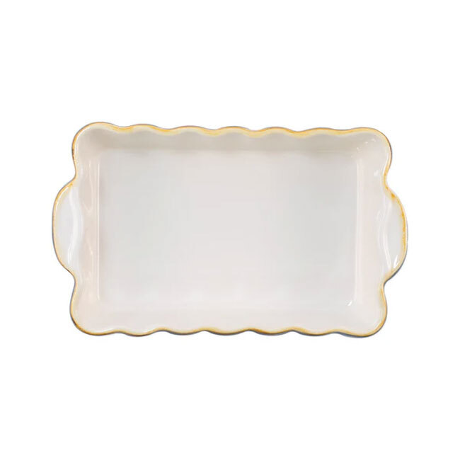 Vietri Italian Bakers Small Rectangular Baker | Blue