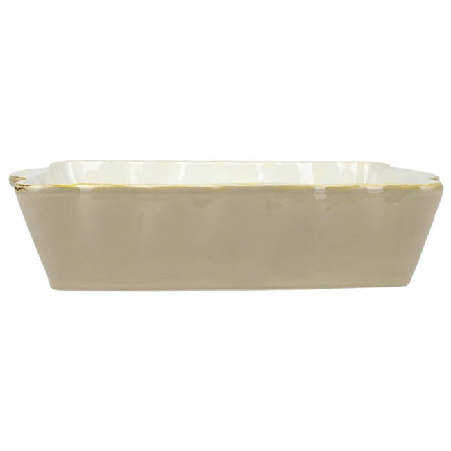Product Vietri Italian Bakers Large Rectangular Baker | Cappuccino