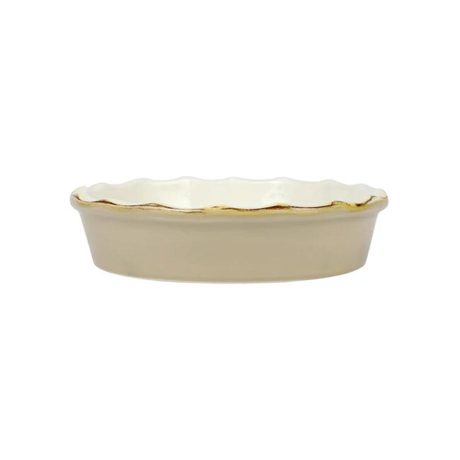 Product Vietri Italian Bakers Pie Dish | Cappuccino