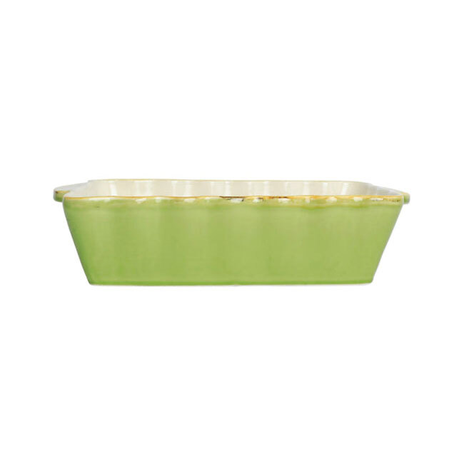 Product Vietri Italian Bakers Medium Rectangular Baker | Green