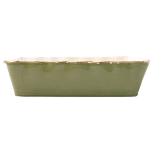 Product Vietri Italian Bakers Large Rectangular Baker | Green