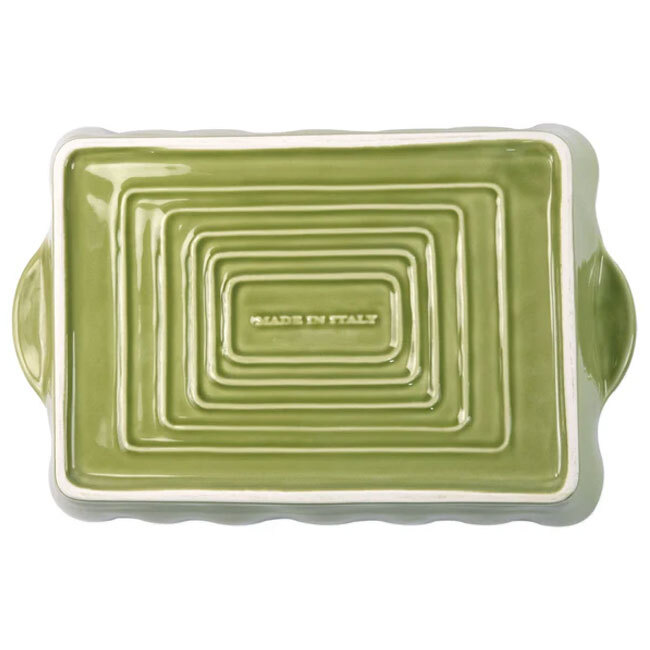 Vietri Italian Bakers Large Rectangular Baker | Green