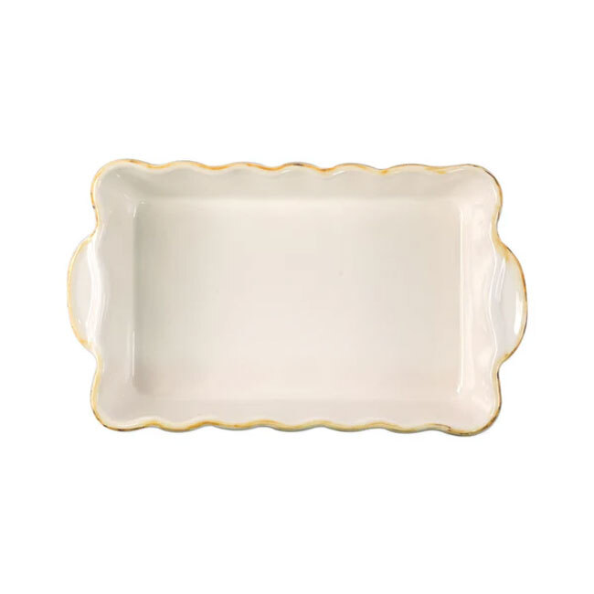 Vietri Italian Bakers Small Rectangular Baker | Green