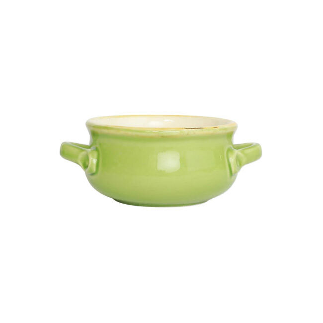 Product Vietri Italian Bakers Small Handled Round Baker | Green